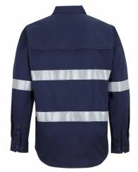 150G Closed Front Shirt with Reflective Tape